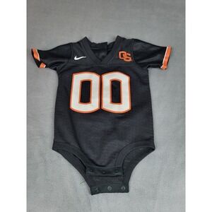 Nike Oregon‎ State Beavers Jersey Infant 3 6Mo. Baby Boy Black Football Snap